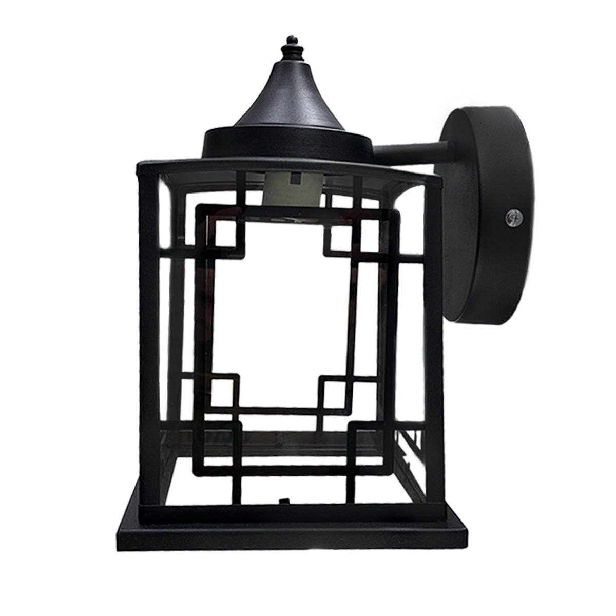 Lámpara de Pared Farol Pantalla Cristal