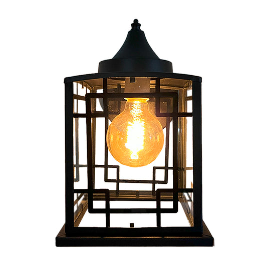 Lámpara de Pared Farol Pantalla Cristal