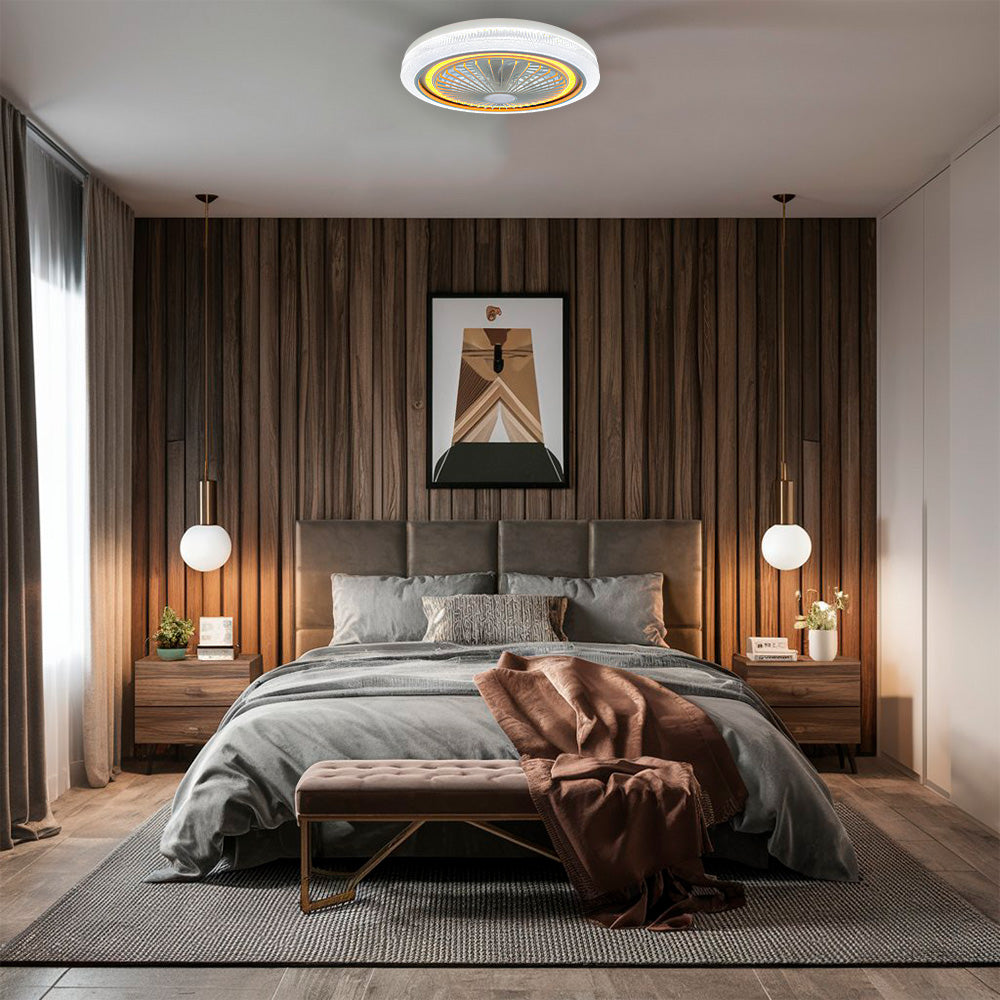 Ventilador de Techo LED Amatista 6 Velocidades