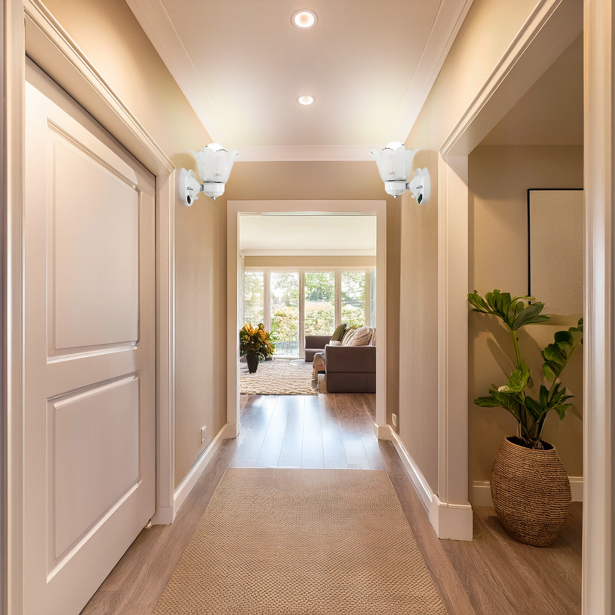 Lampara de Pared con Apagador A 1 Con pantalla Reina