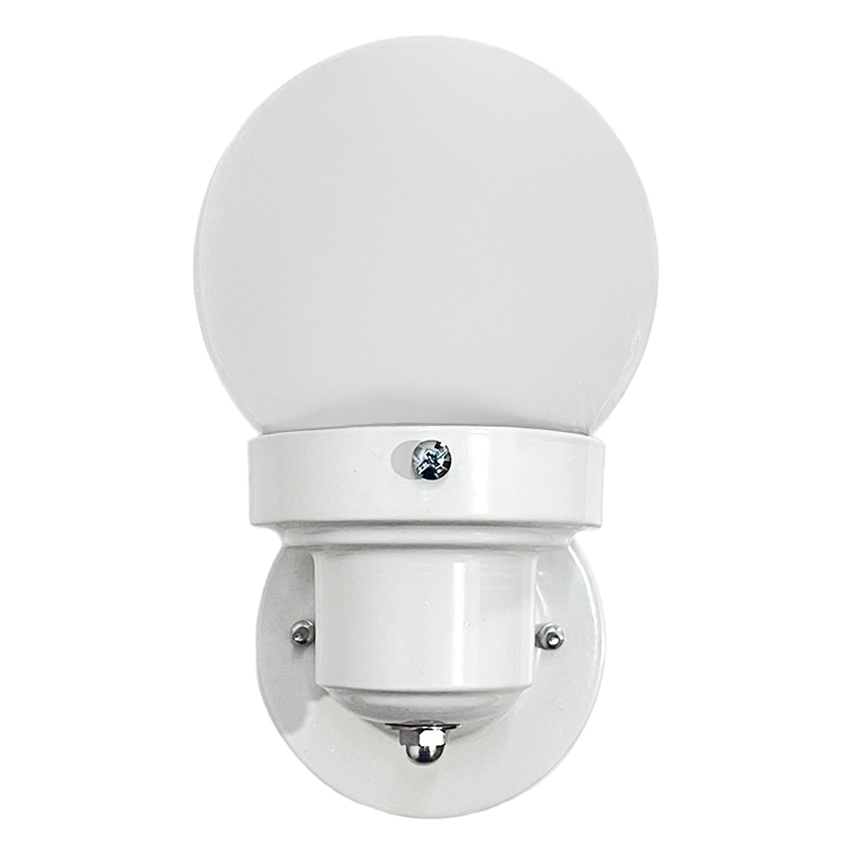 Lámpara de Pared A 1 Con Globo R-5 Color Blanco