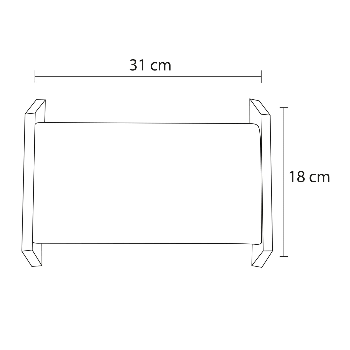 Lámapra de Pared Arbotante A-23 Cañitas Blanco