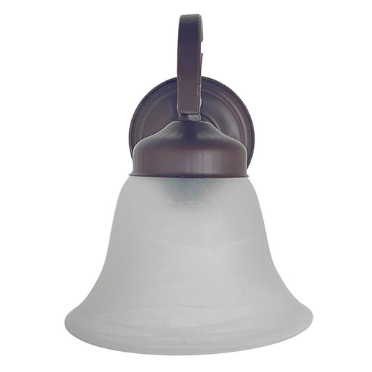 Arbotante Pantalla de Cristal Blanco Marmol