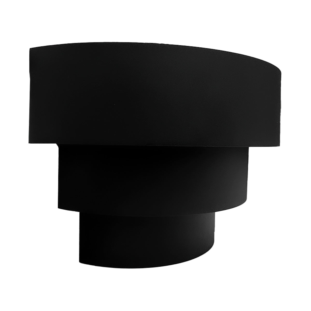 Arbotante Cortina Color Negro