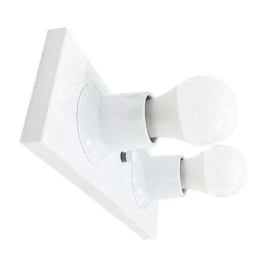 Arbotante Luz de Camerino 2 Luces Blanco