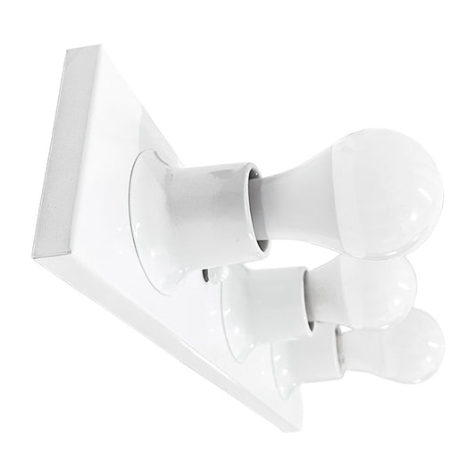 Arbotante Luz de Camerino 3 luces Blanco