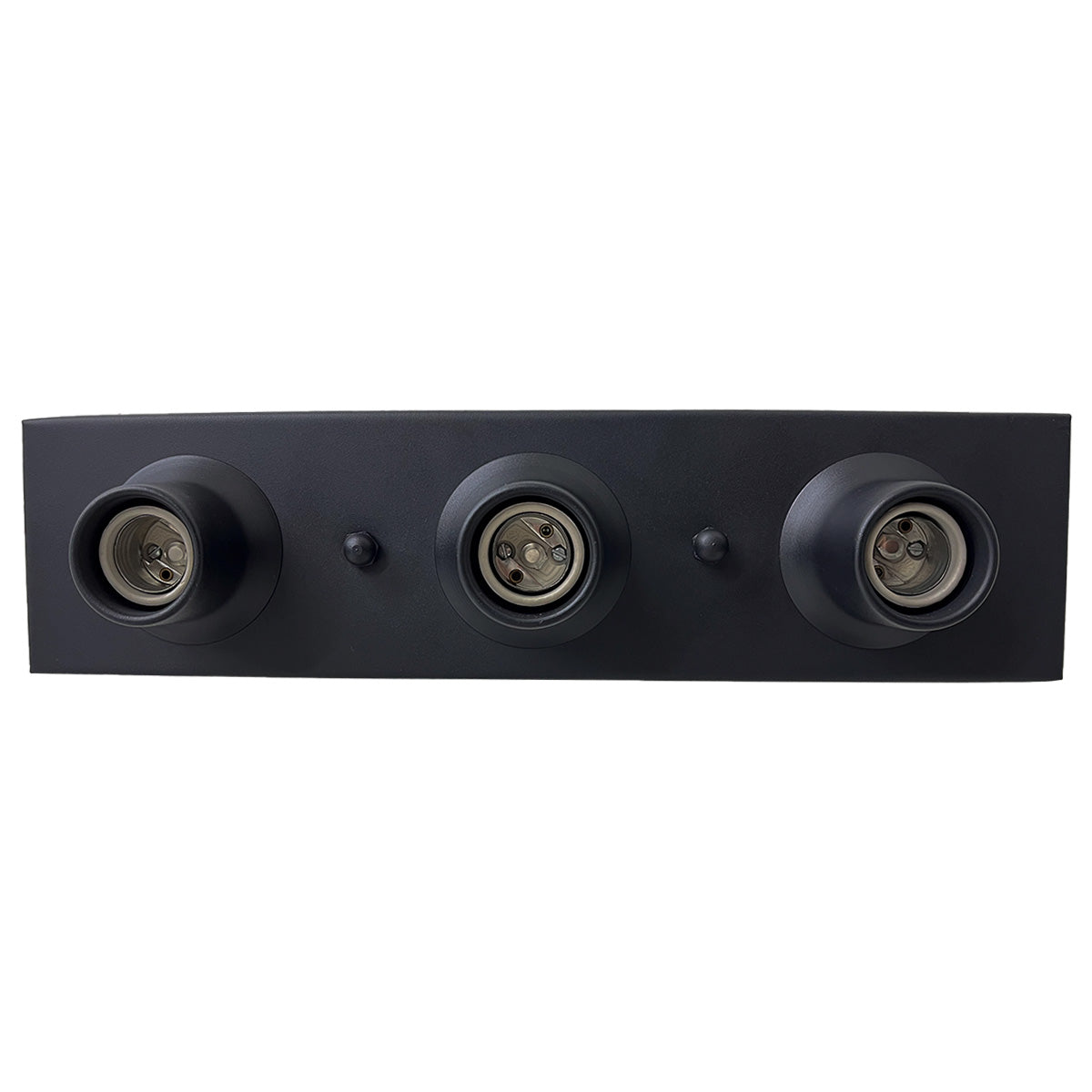 Arbotante Luz de Camerino 3 luces Negro