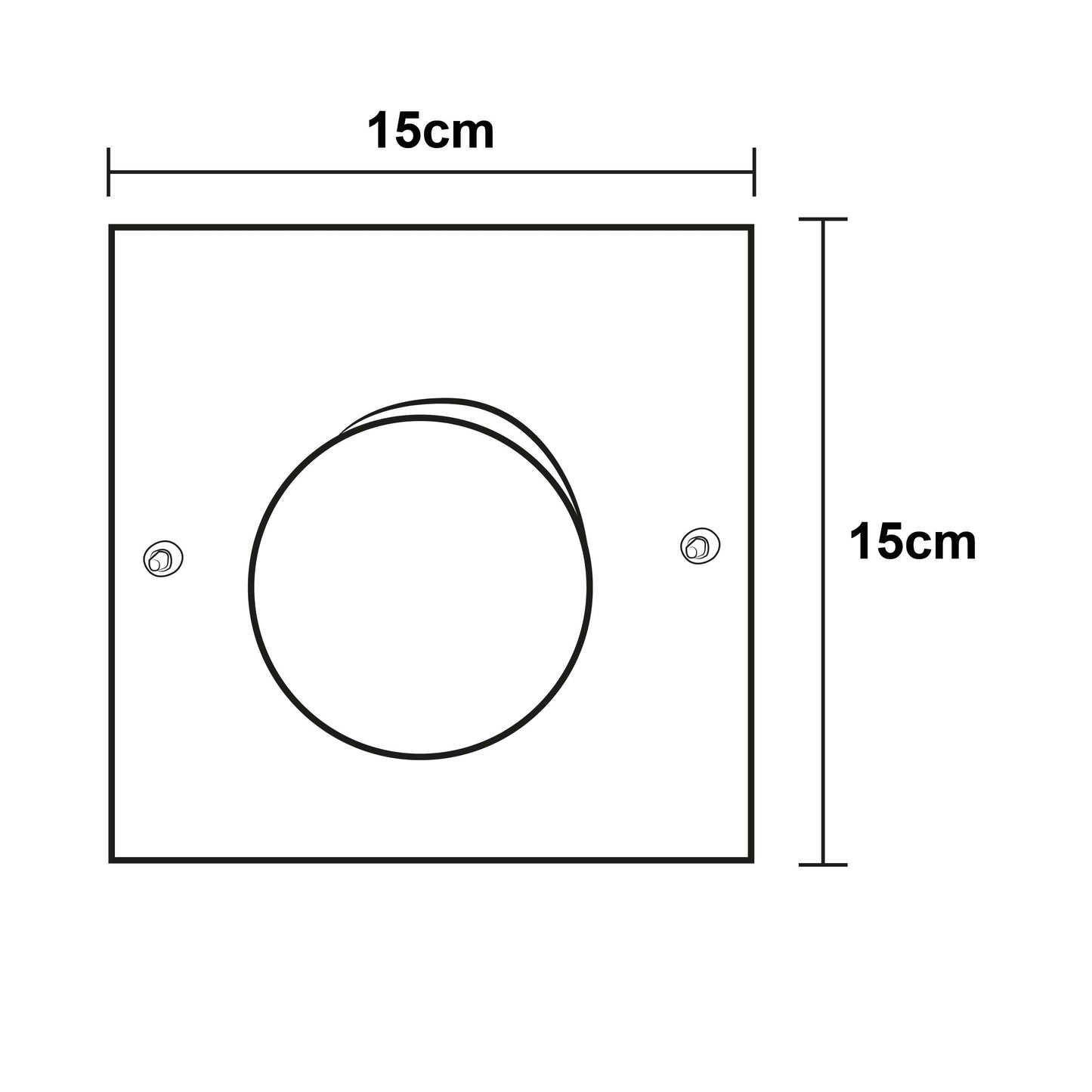 Arbotante Luz de Camerino Una luz Blanco