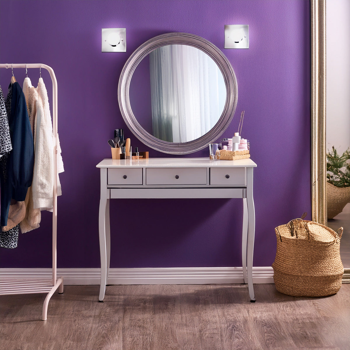 Arbotante Luz de Camerino Una luz Cromo