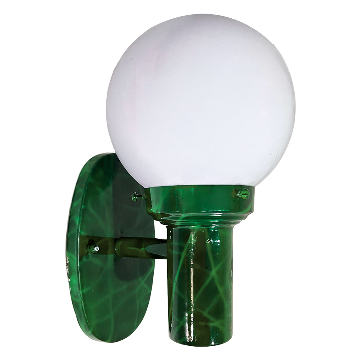 Lámpara de Pared Exterior, Antorcha A-1 Verde Globo PMM