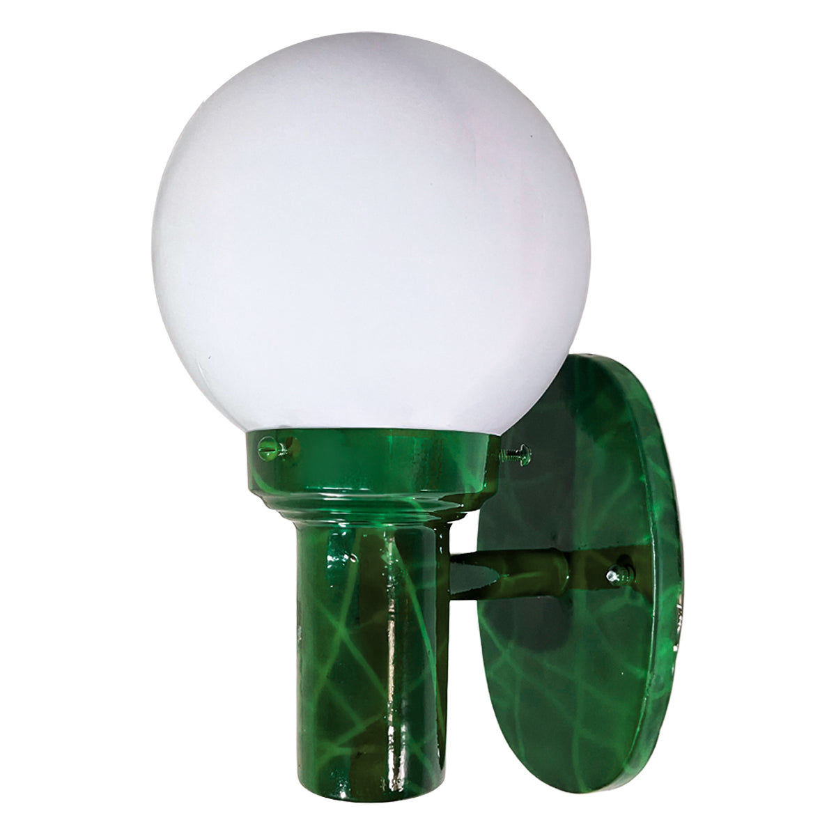 Lámpara de Pared Exterior, Antorcha A-1 Verde Globo PMM