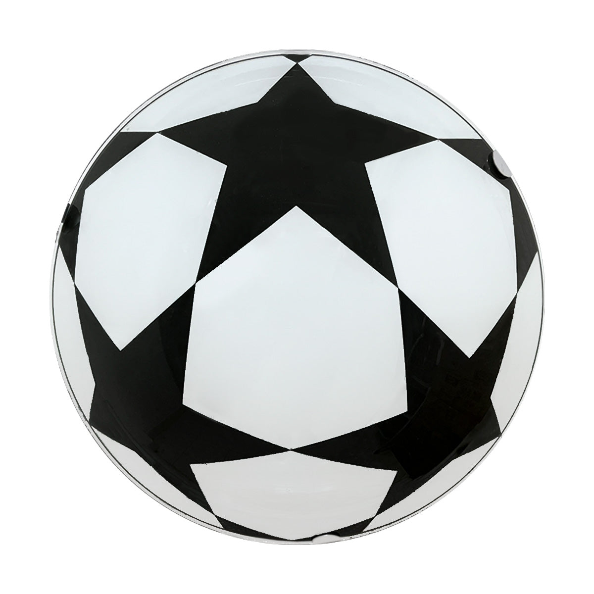 Lámpara de Techo, Pantalla de Cristal, Balon Futbol Estrellas