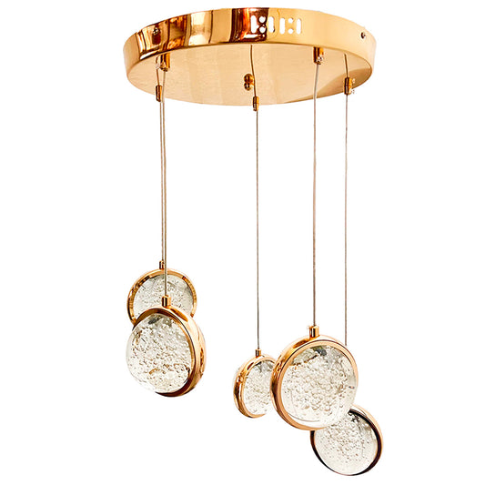 Colgante 5 Luces LED Saturno