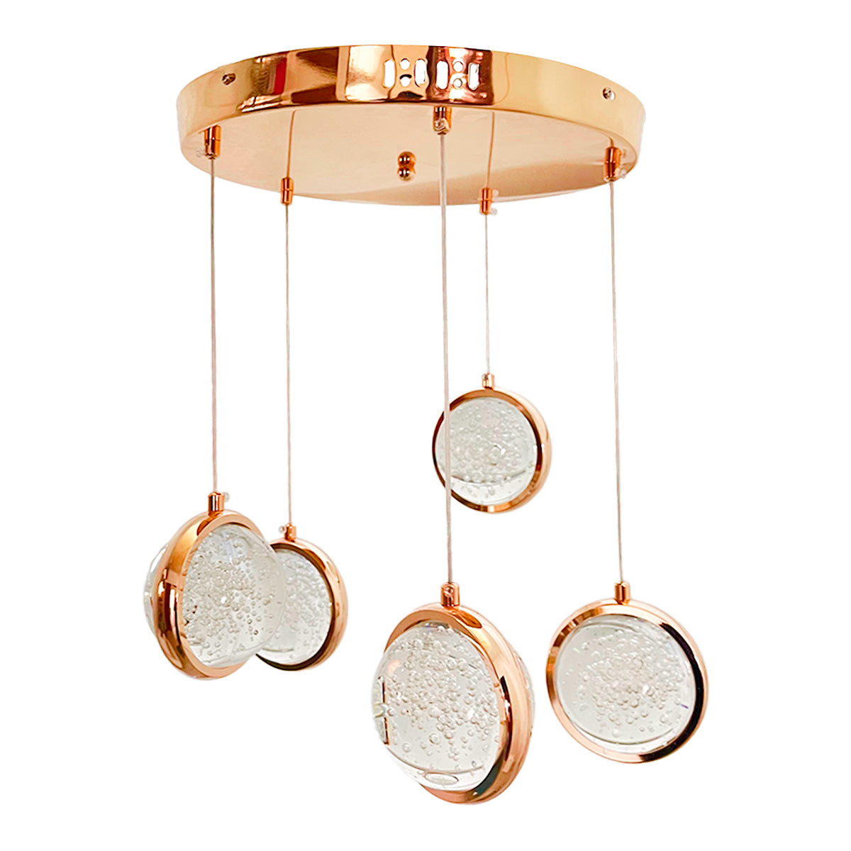 Colgante 5 Luces LED Saturno