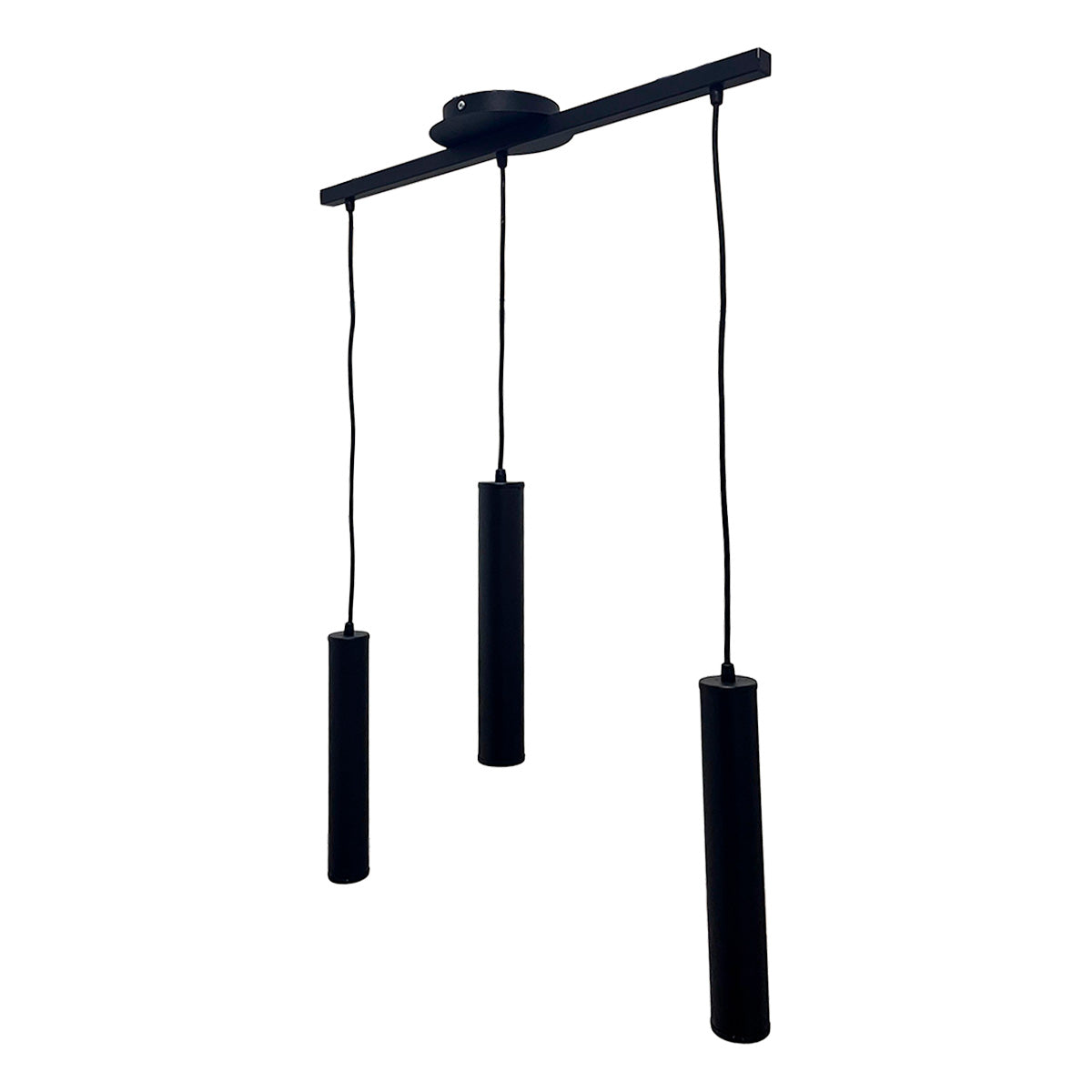 Lámpara Colgante Triple Tubular