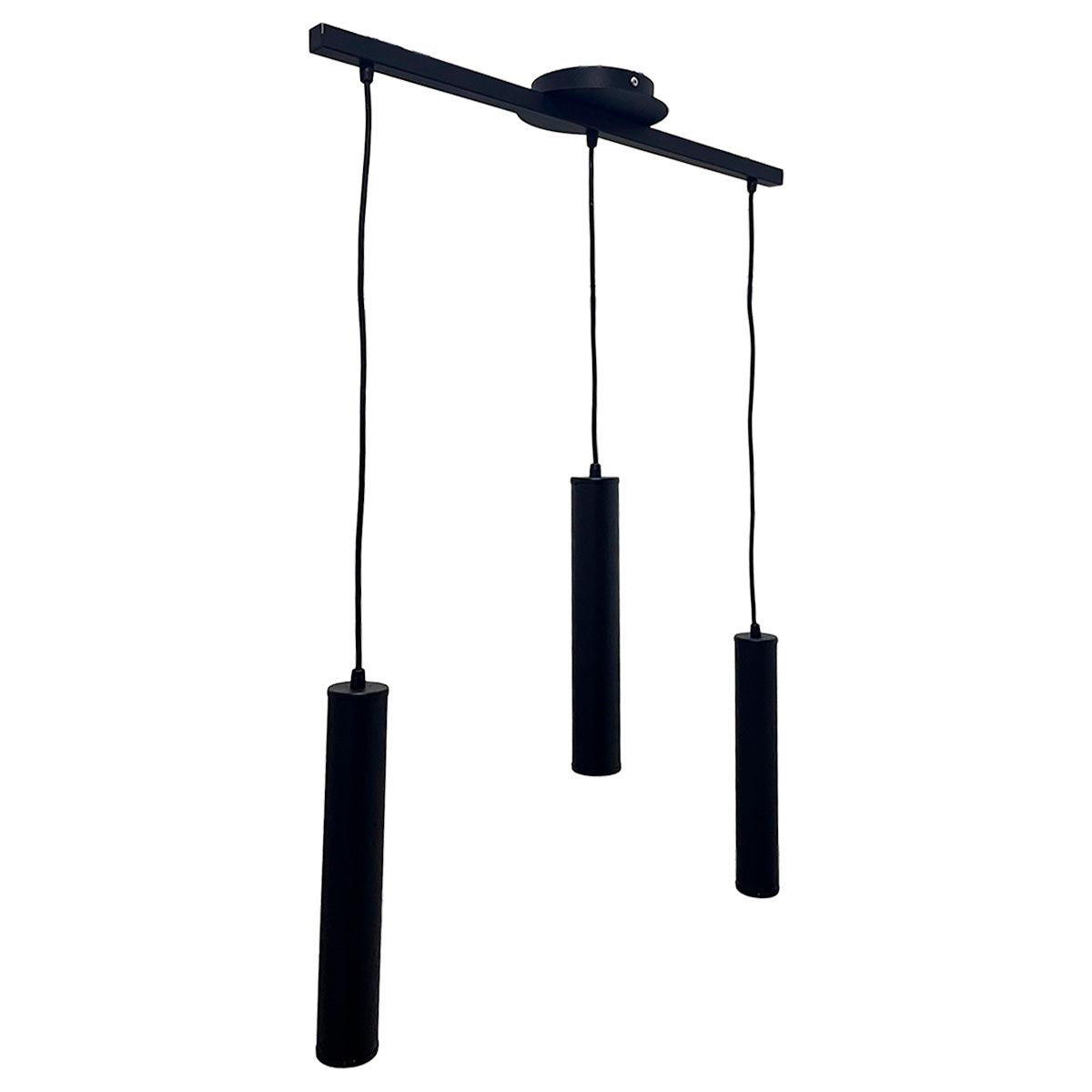 Lámpara Colgante Triple Tubular