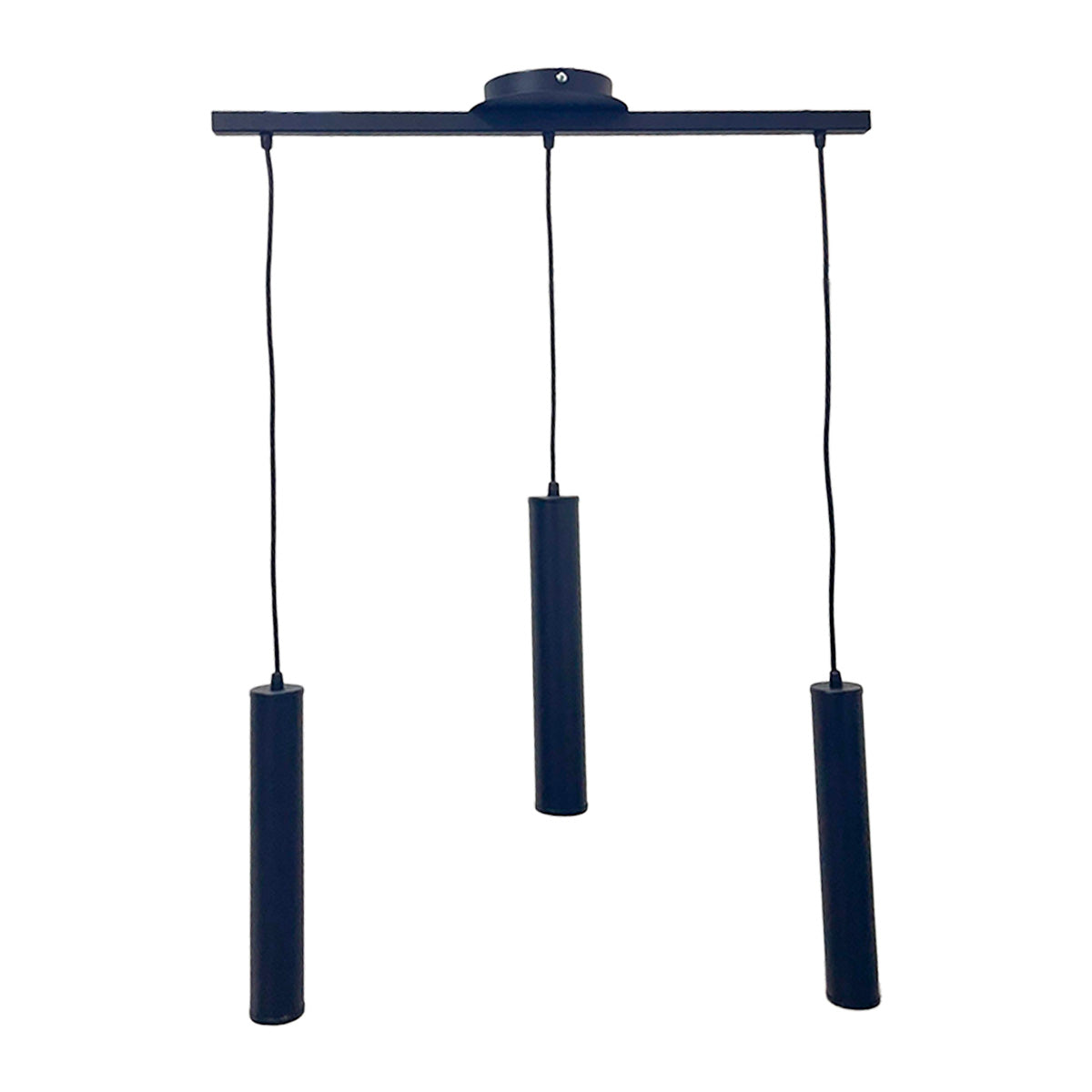 Lámpara Colgante Triple Tubular