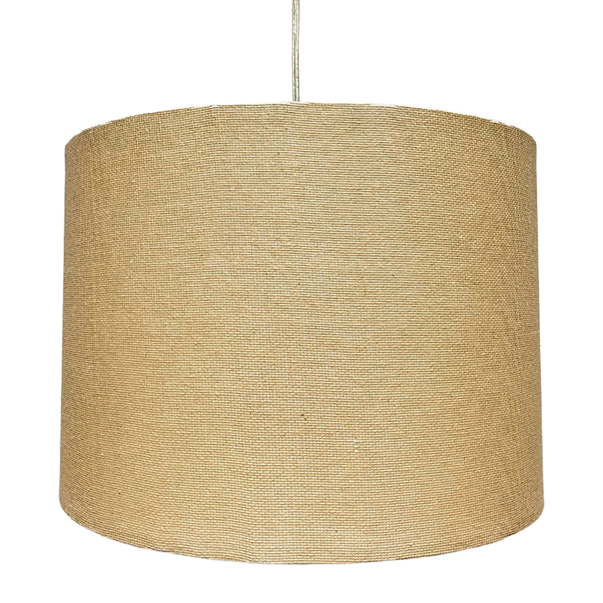 Lampara Colgante Murano Herraje Chocolate Con Pantalla de Tela