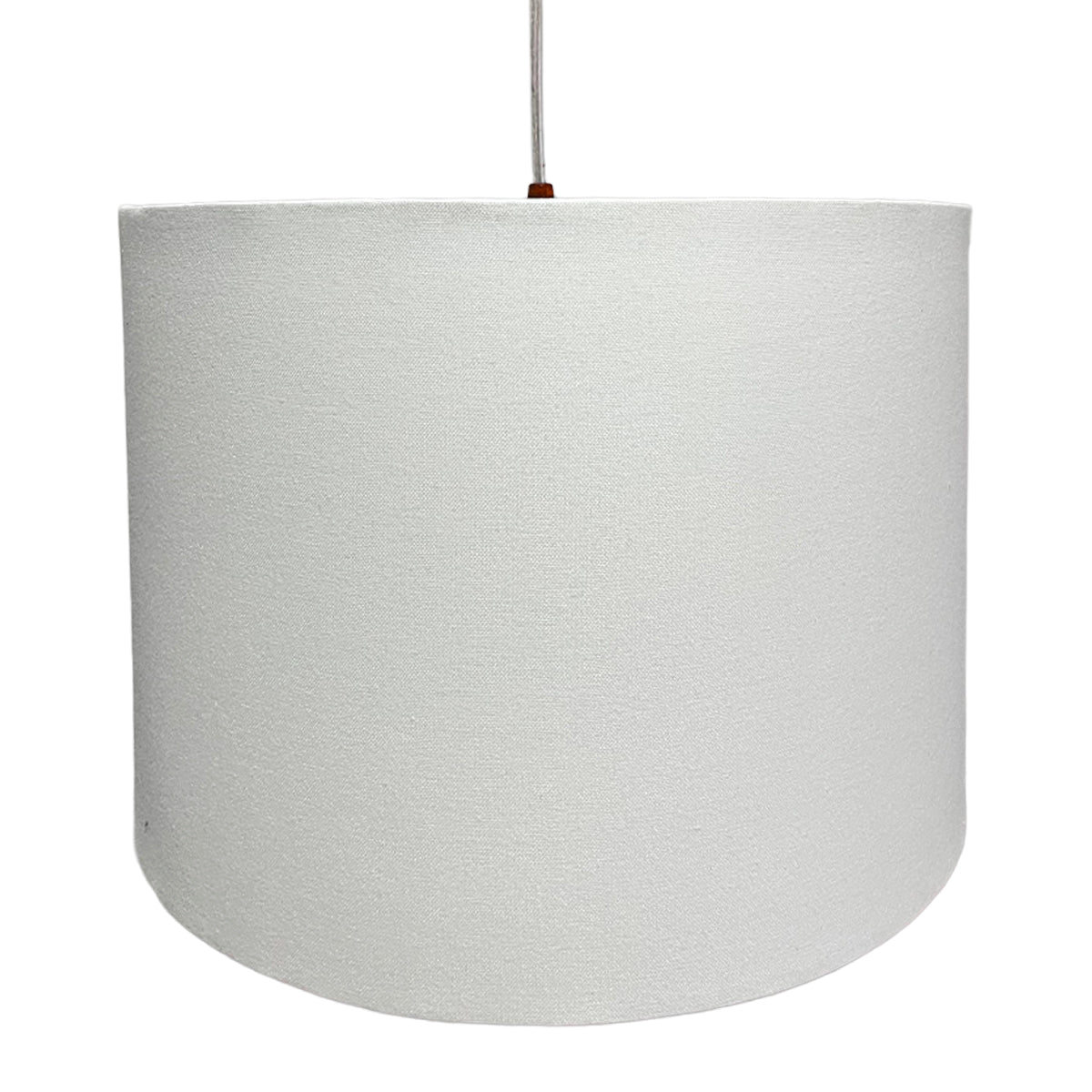 Lampara Colgante Murano Herraje Madera Con Pantalla de Tela
