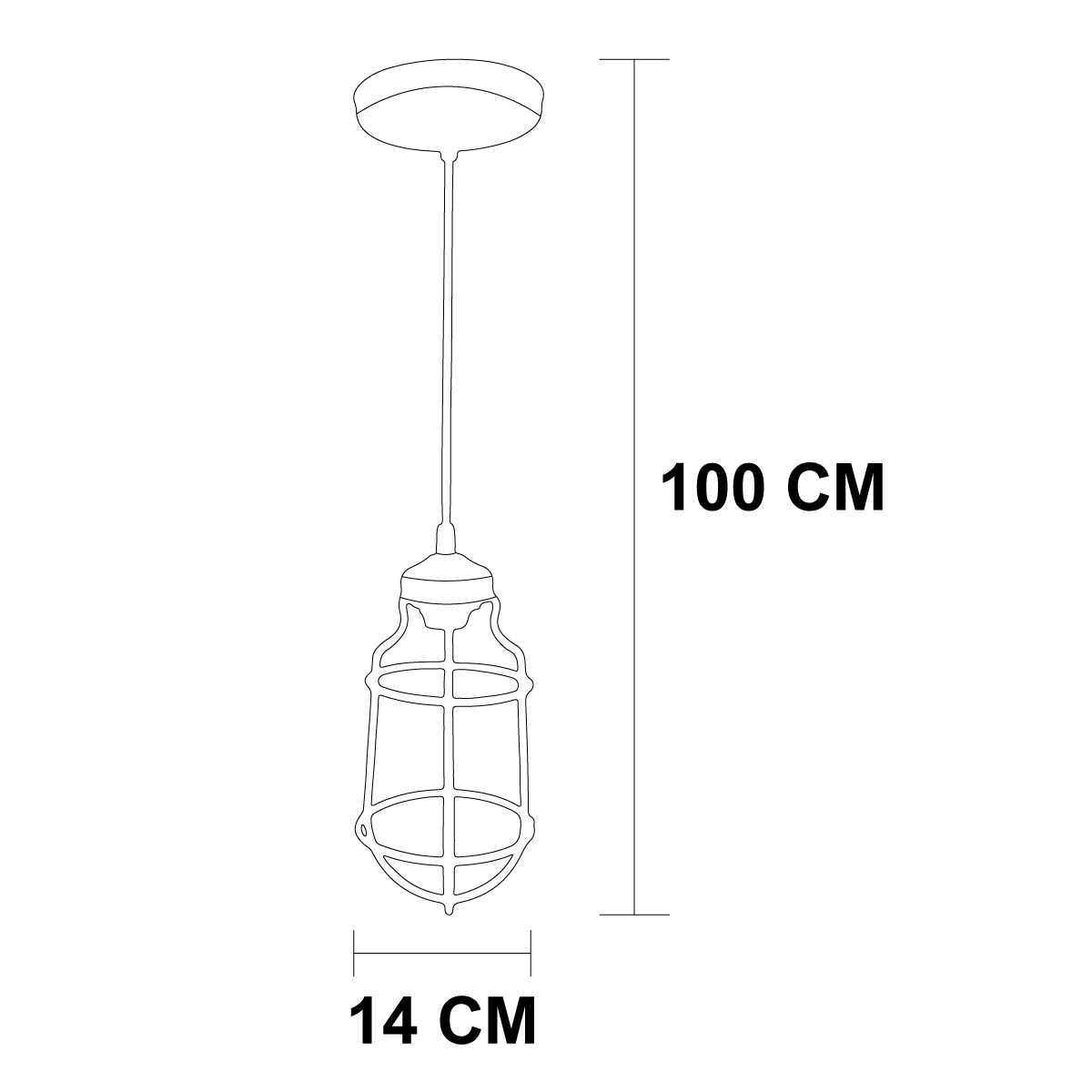 Lampara Colgante C-81 Vintage Capsula