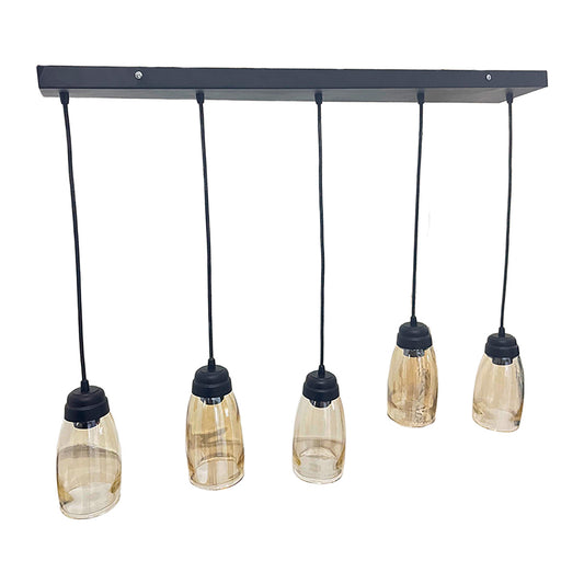 Colgante de 5 Luces Barrilito C-85