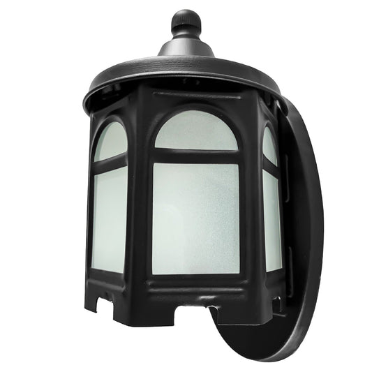 Lámpara de Pared Exterior Farol Arcos Negro