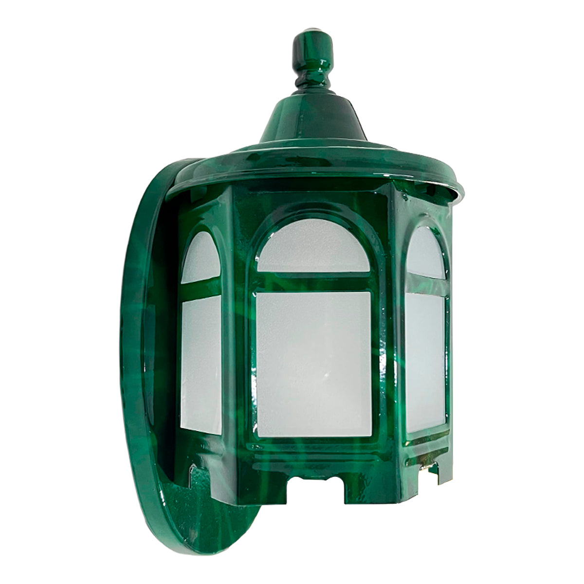 Lámpara de Pared Farol Arcos Chico Verde Marmoleado