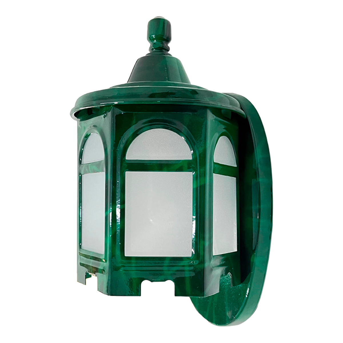 Lámpara de Pared Farol Arcos Chico Verde Marmoleado