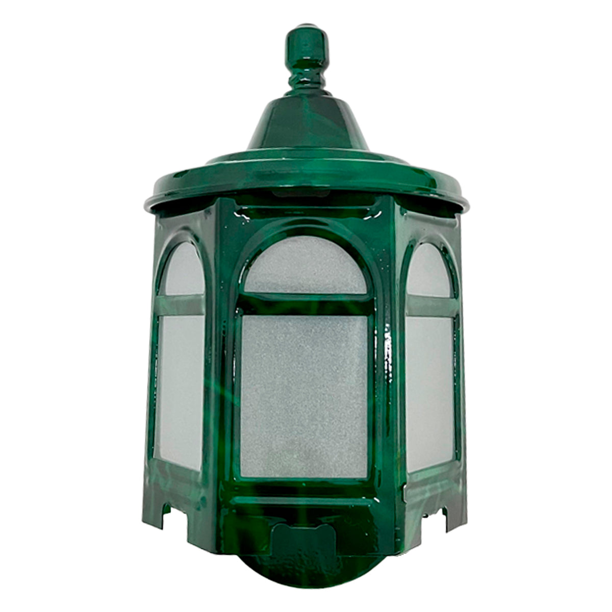 Lámpara de Pared Farol Arcos Chico Verde Marmoleado