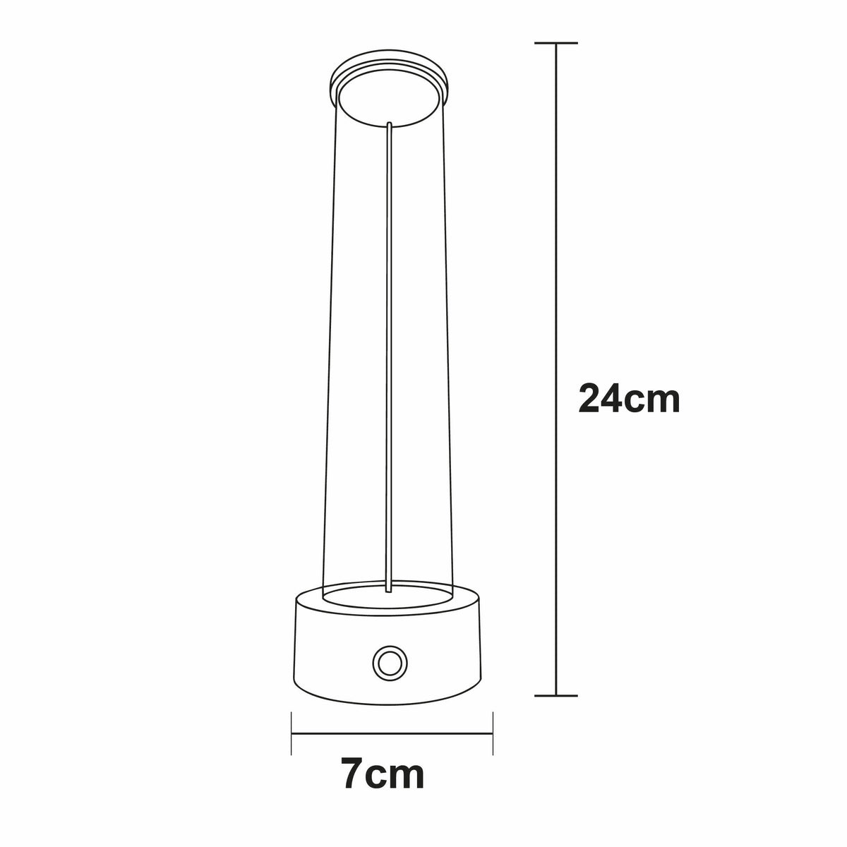 Lámpara de Noche Decorativa de Filamento LED flexible