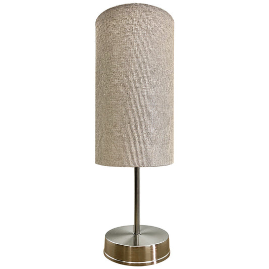 Lampara de Mesa Base Satin  Pantalla Beige