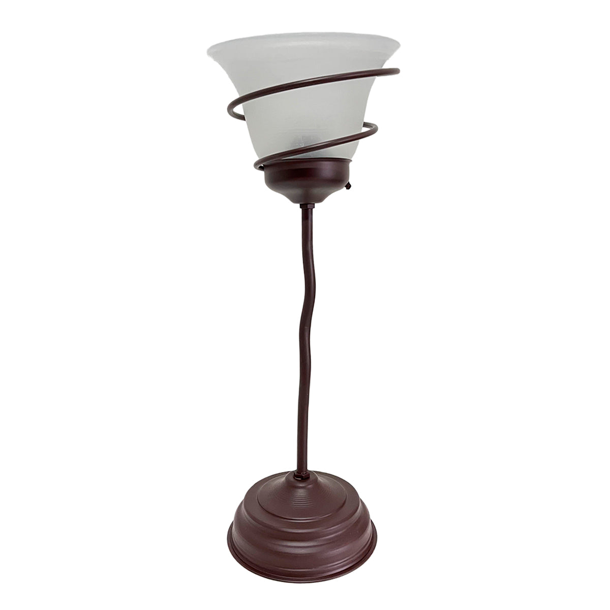 Lampara de Mesa Florecilla Pantalla de Cristal