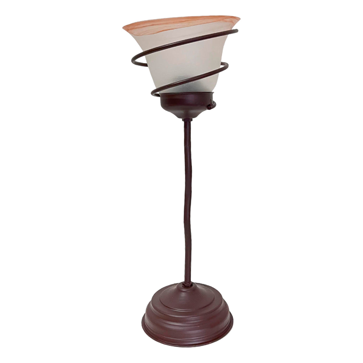 Lampara de Mesa Florecilla Pantalla de Cristal