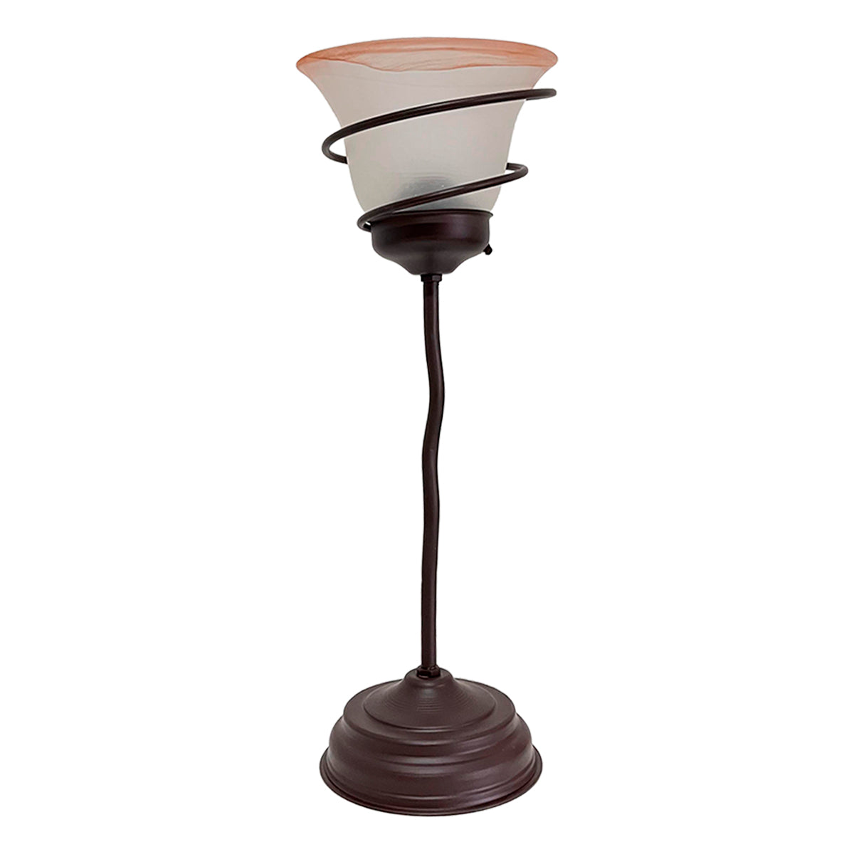 Lampara de Mesa Florecilla Pantalla de Cristal