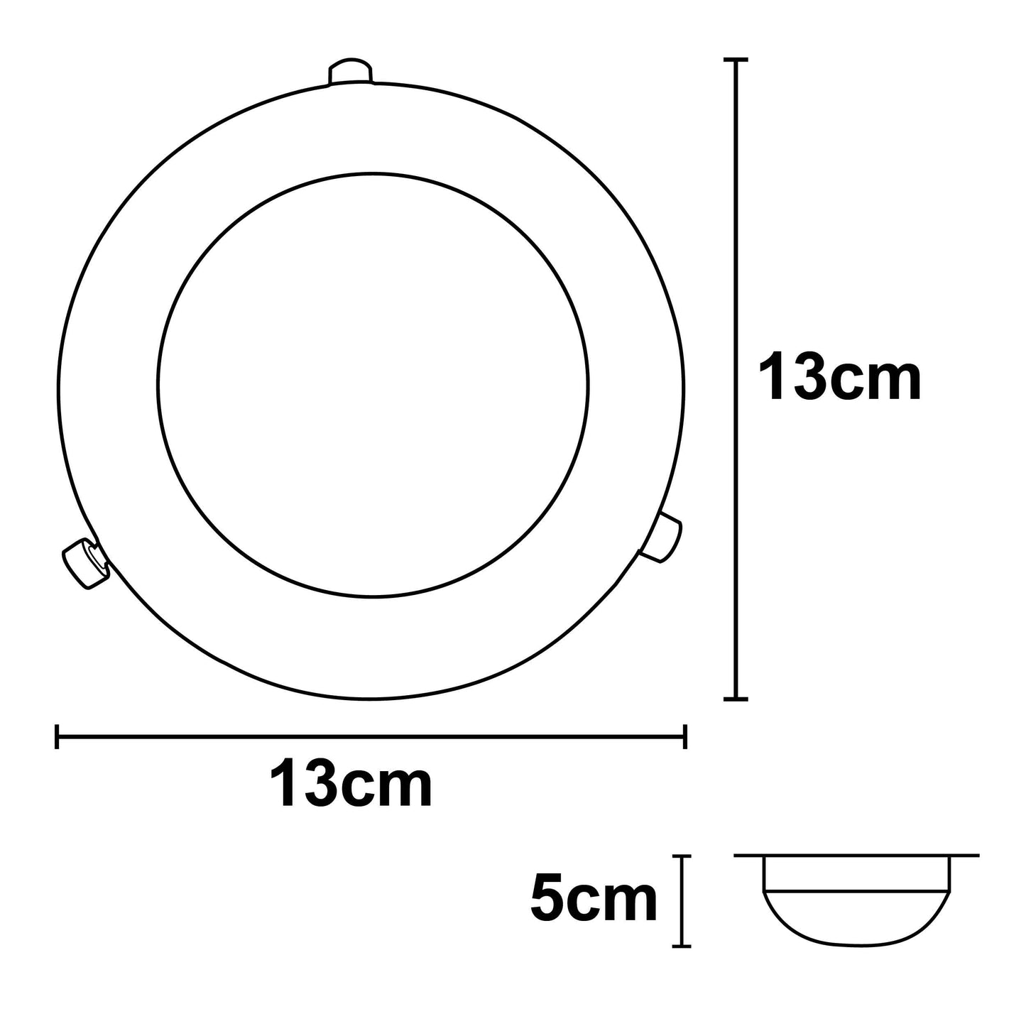 Lámpara de Pared O techo P-1 Galleta