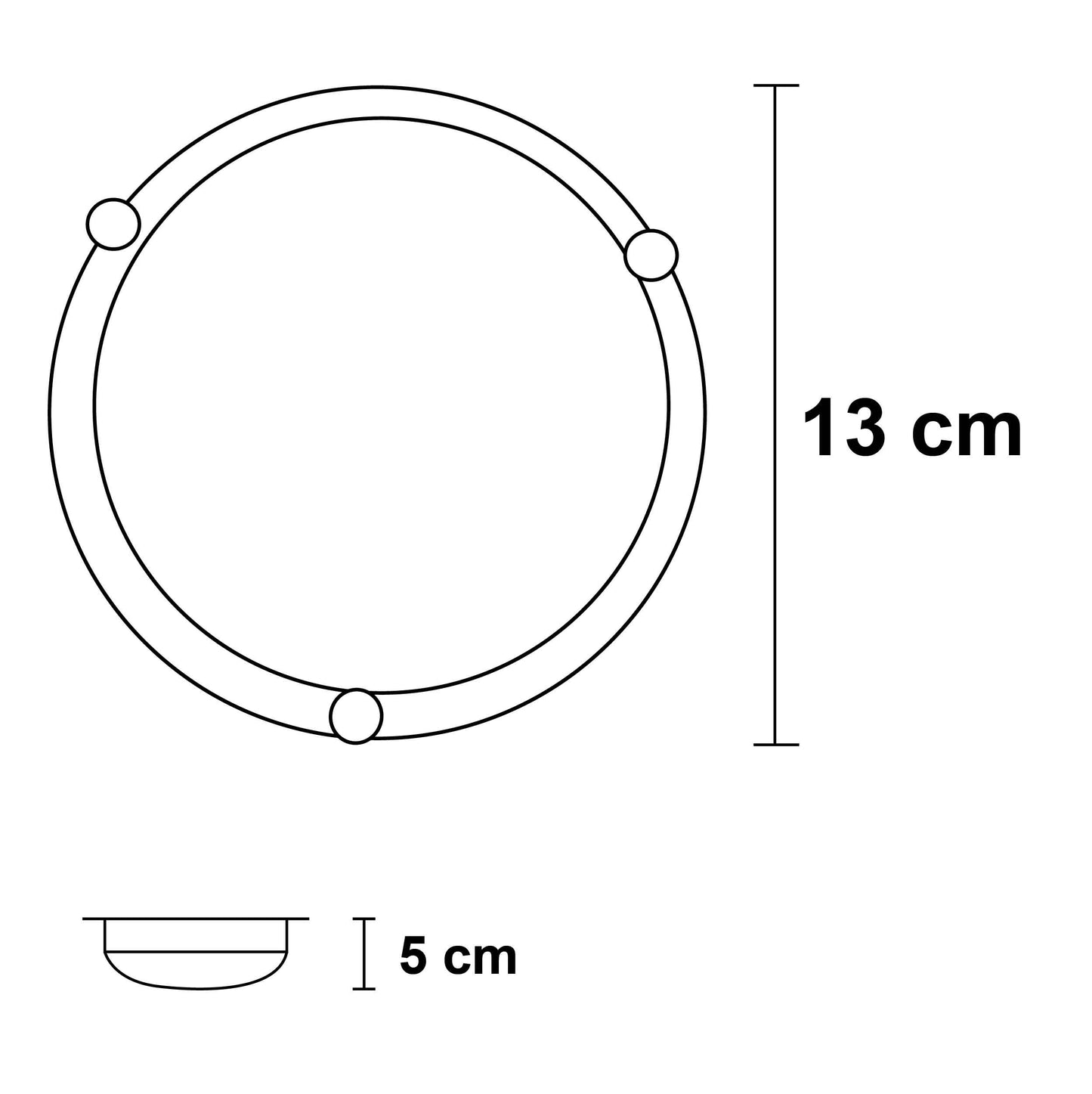 Plafon Petit Base Color Blanco Con Foco G9