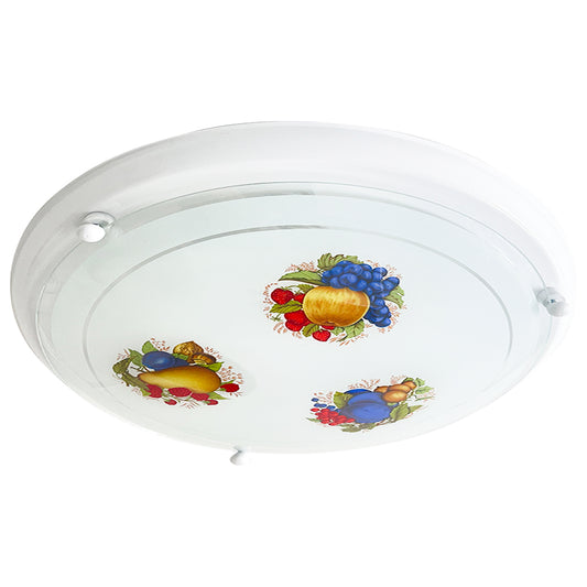 Plafon P20 Grande Color Blanco Frutas