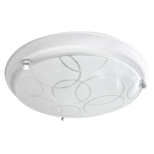 Plafon P20 Grande Color Blanco Circulos