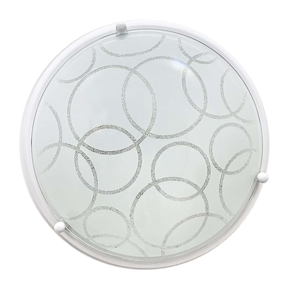 Plafon P20 Grande Color Blanco Circulos