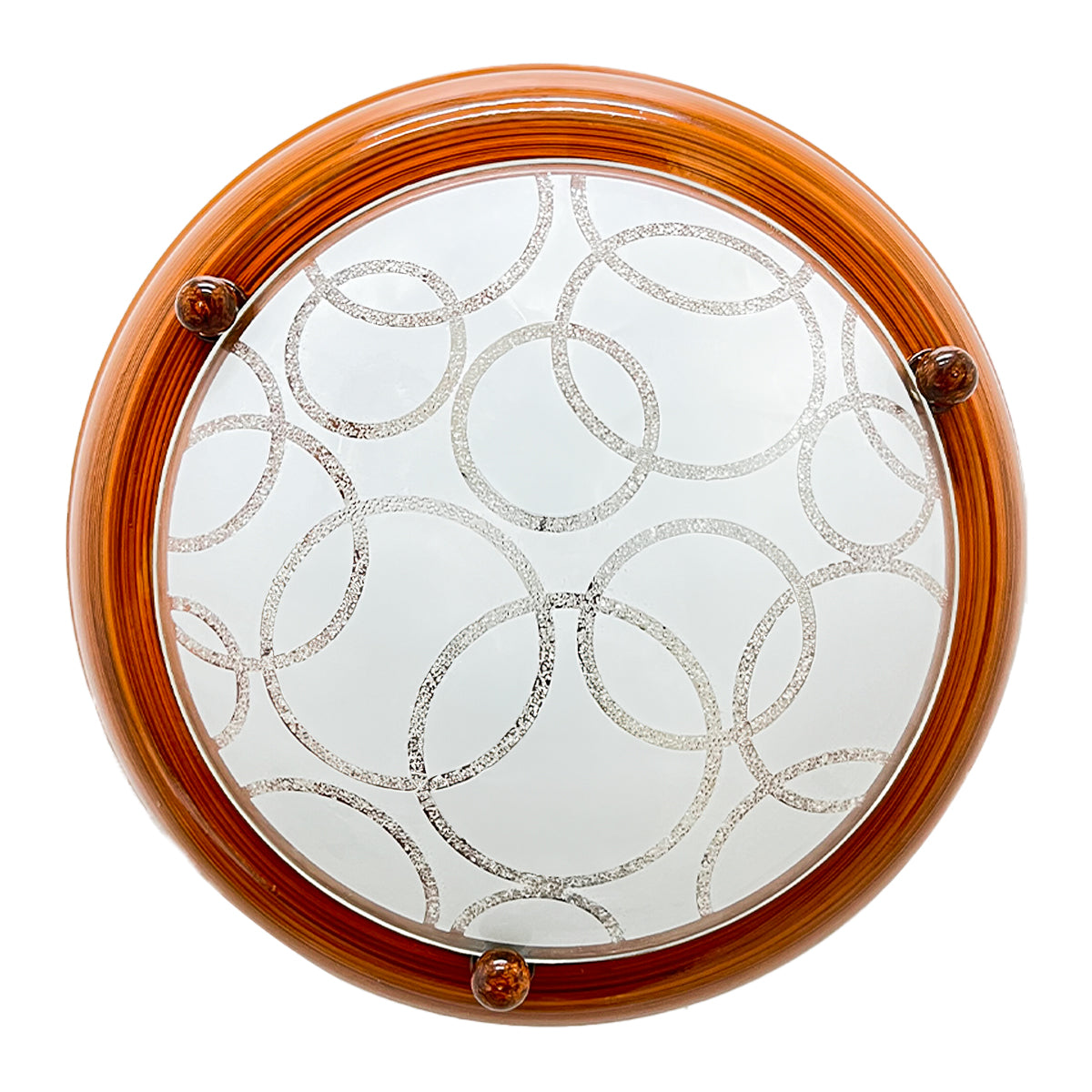 Plafon P20 Chico Color Madera Circulos