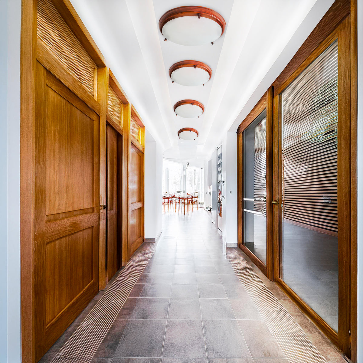 Plafon P20 Grande Color Madera Liso