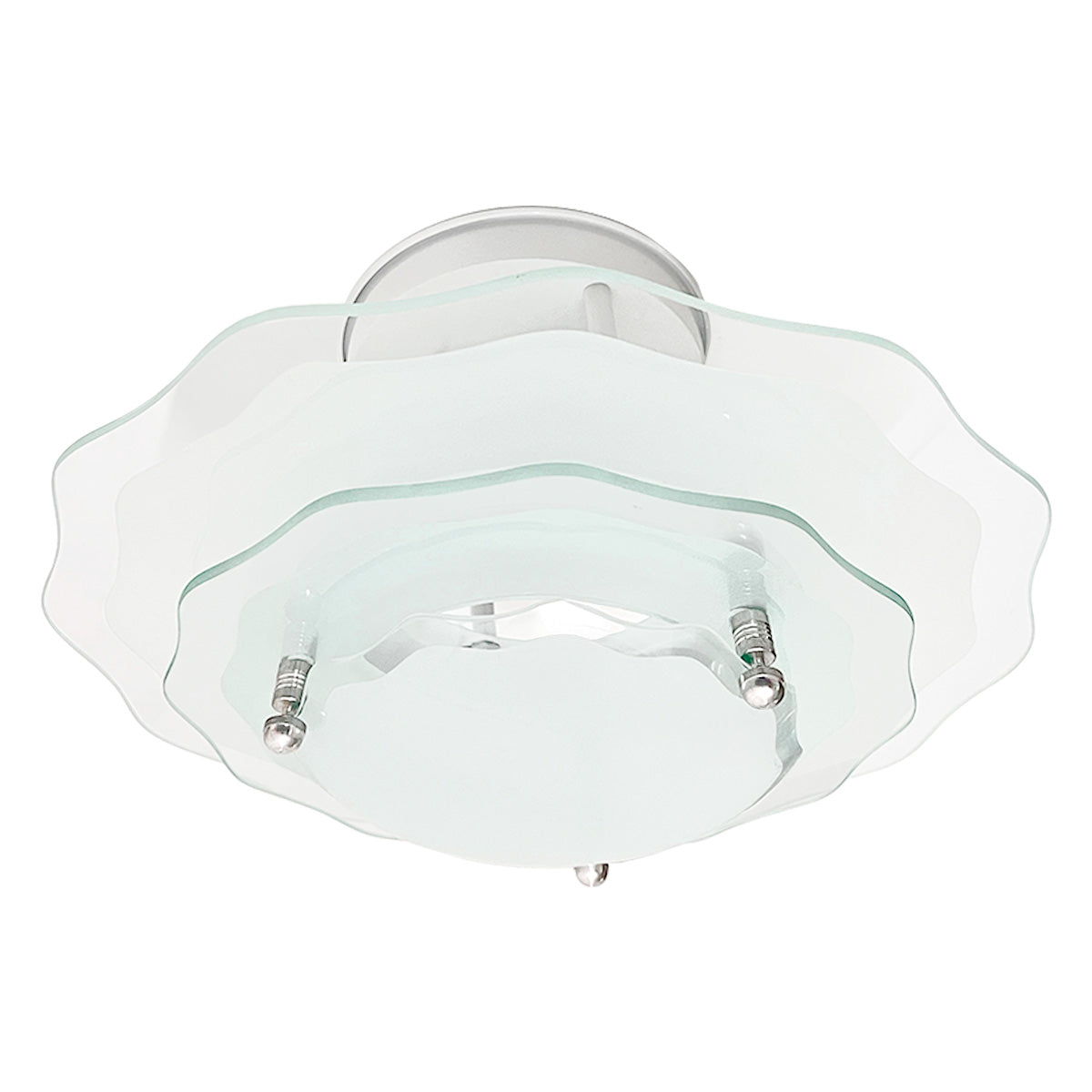 Plafon Satelite Flor Blanco