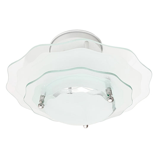 Plafon Satelite Flor Blanco