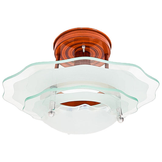 Plafon Satelite Flor Madera