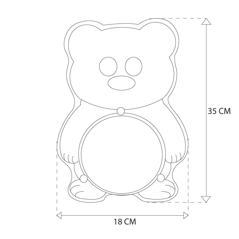 Lámpara de Pared P-39 Figura Oso