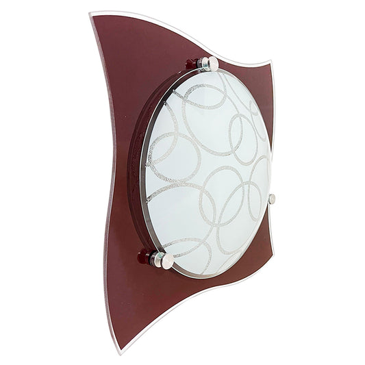 Plafon P-39 Pañuelo Choco Pantalla Circulos