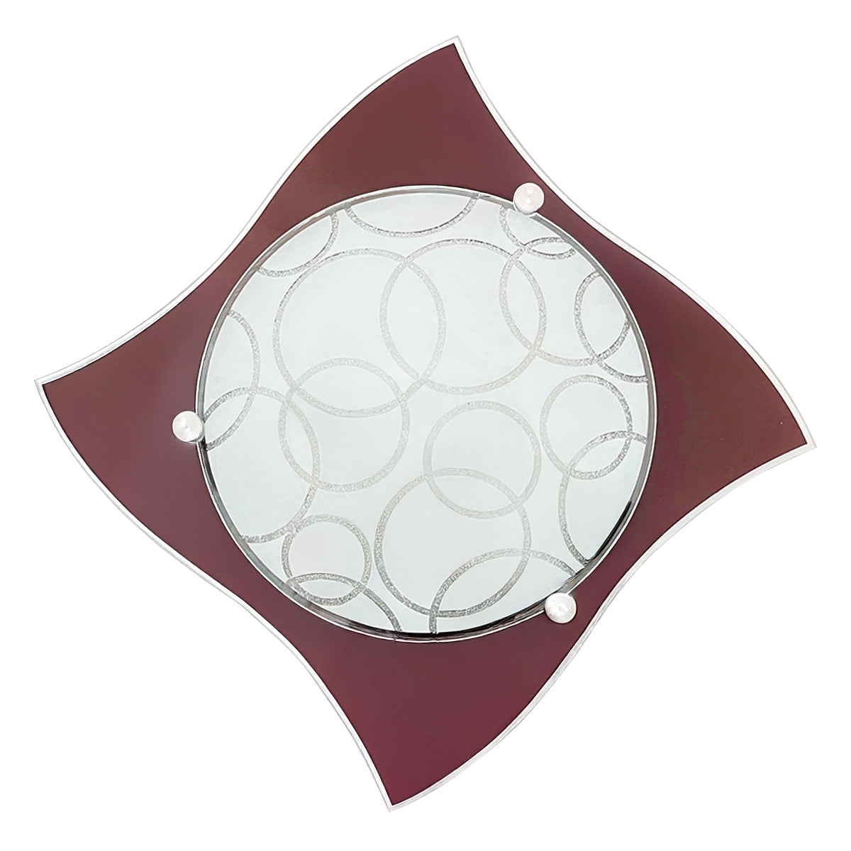 Plafon P-39 Pañuelo Choco Pantalla Circulos