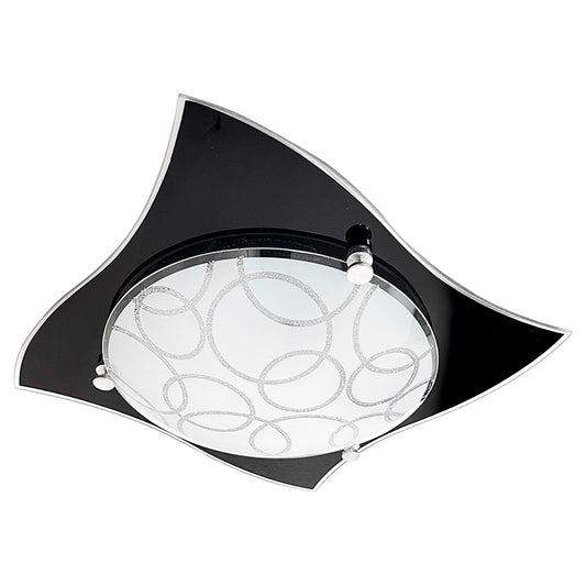 Plafon P-39 Pañuelo Negro Pantalla Circulos