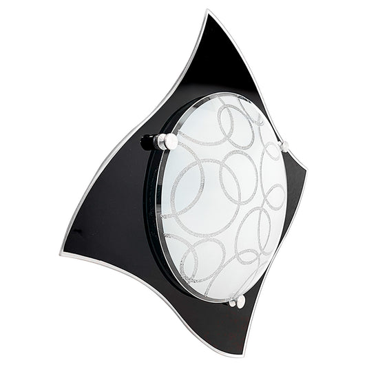 Plafon P-39 Pañuelo Negro Pantalla Circulos