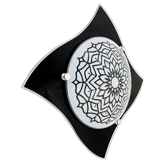 Plafon P-39 Pañuelo Negro Pantalla Mandala